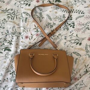 Michael Kors Caramel Satchel Bag